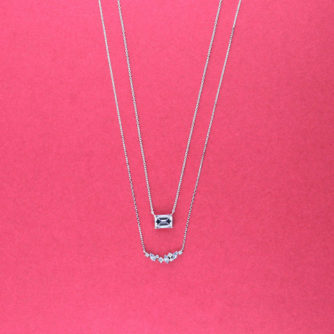 Image Contain: Cluster Pendant Necklace, Solitaire Pendant Necklace