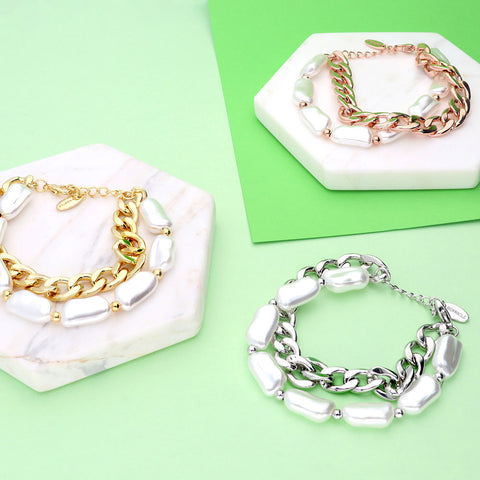 Image Contain: Chain Bracelet