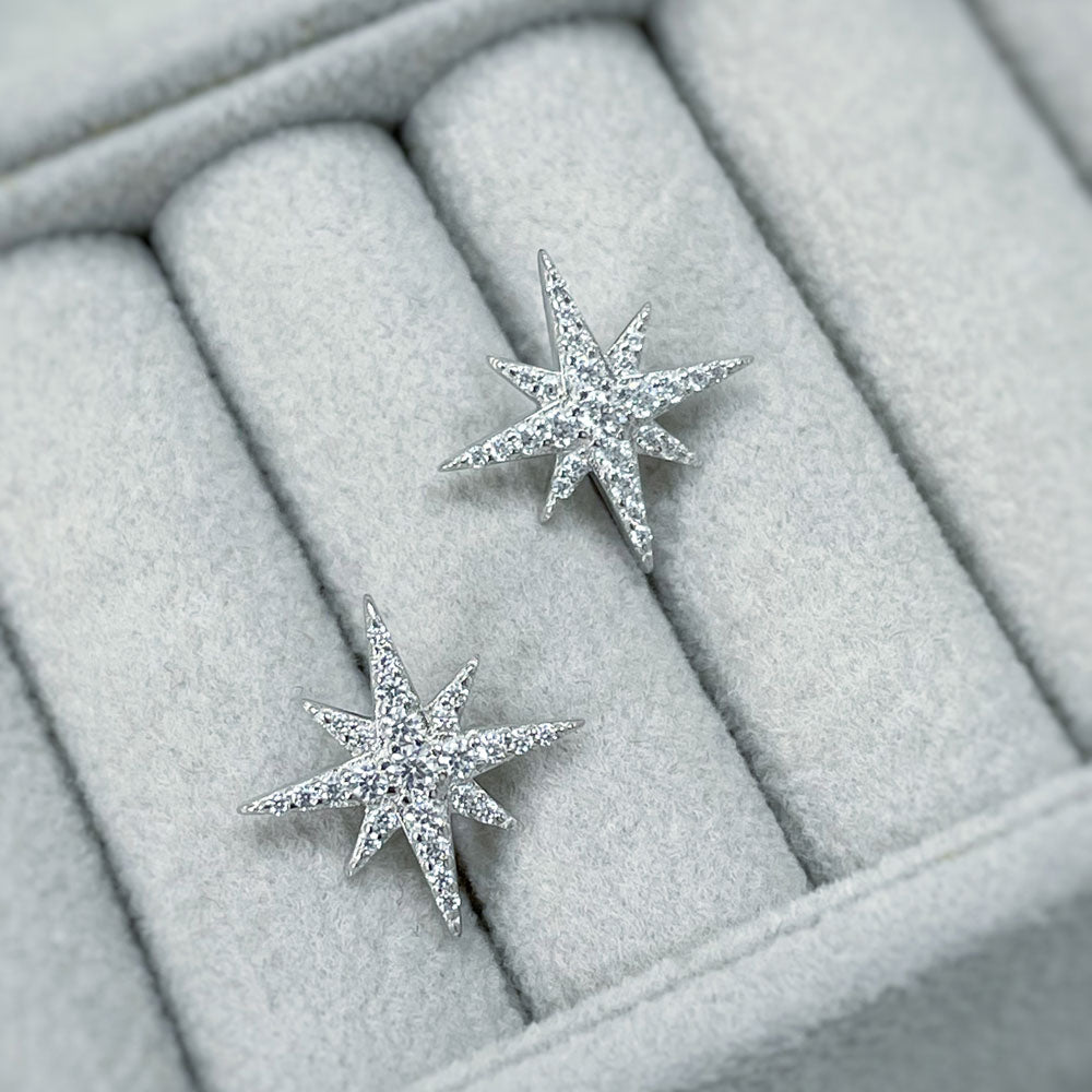 Image Contain: North Star Stud Earrings