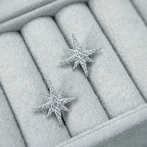 Image Contain: North Star Stud Earrings