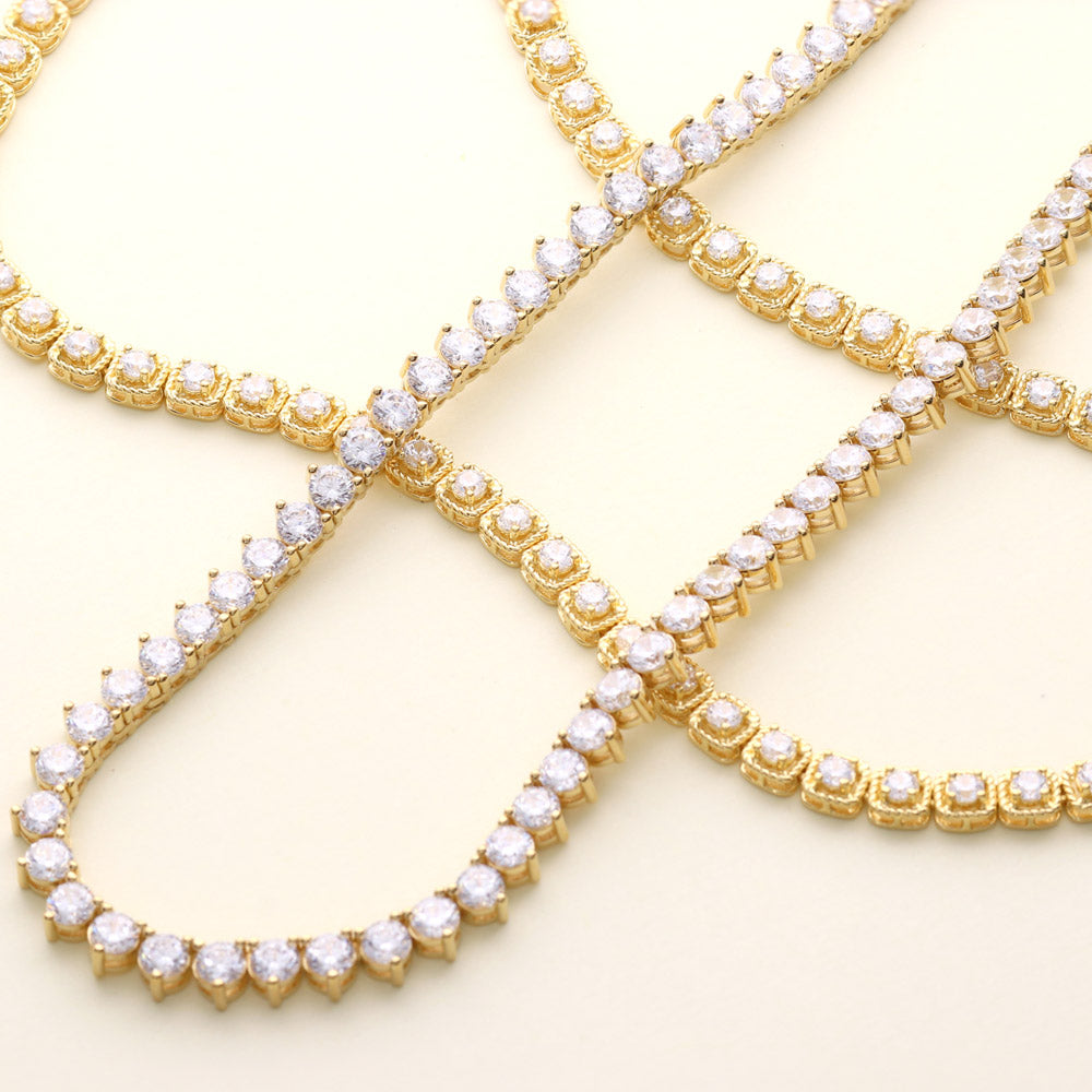 Image Contain: Cable Tennis Necklace, Tennis Necklace