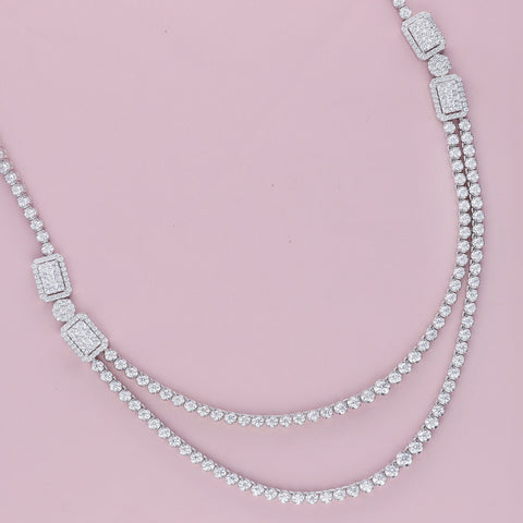 Image Contain: Art Deco Tennis Necklace