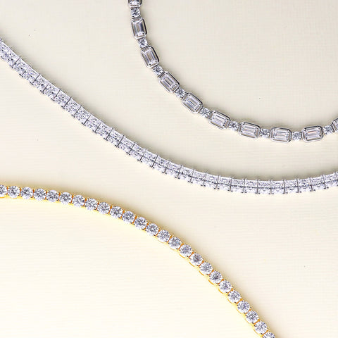 Image Contain: East-West Tennis Bracelet, Tennis Bracelet