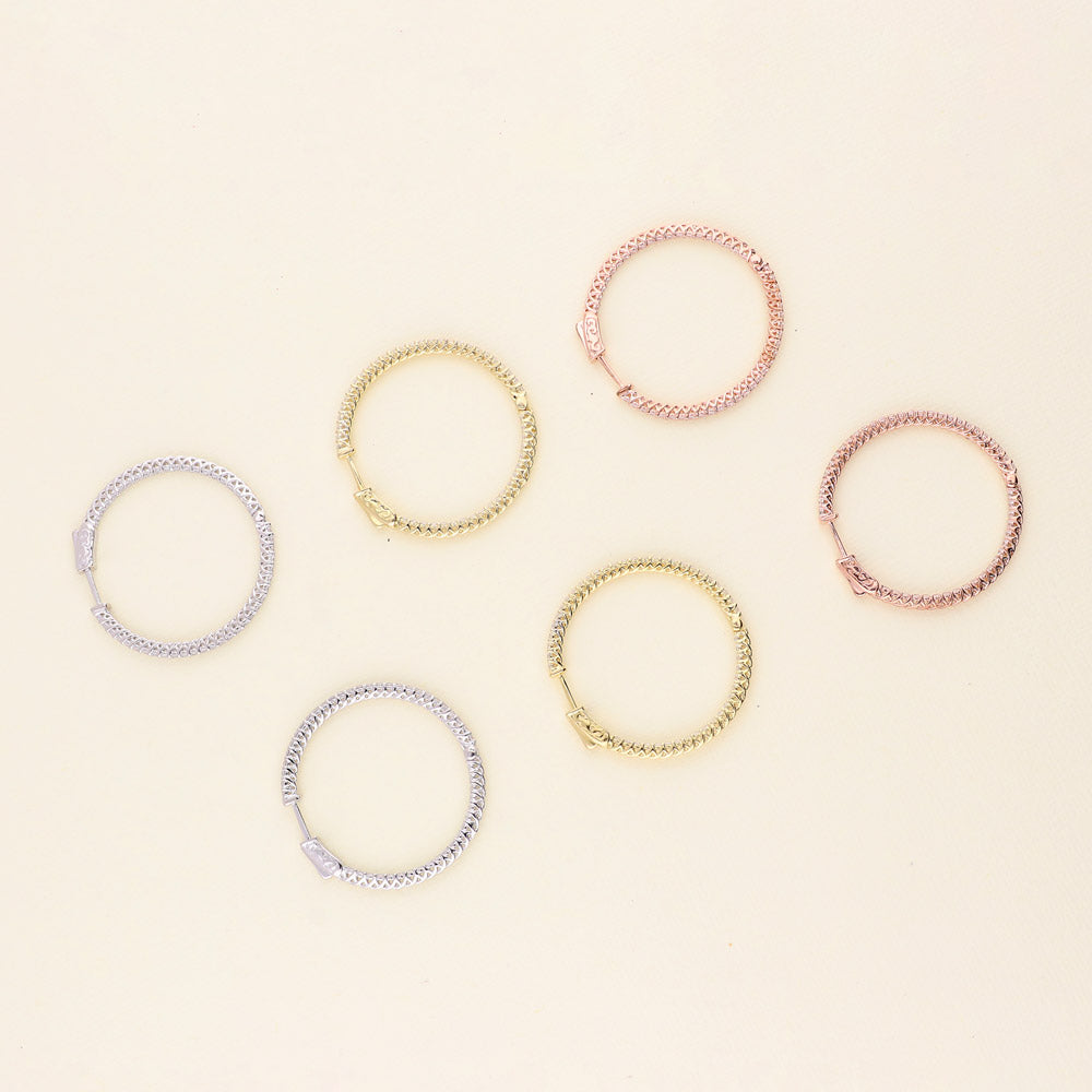 Image Contain: Inside-Out Hoop Earrings