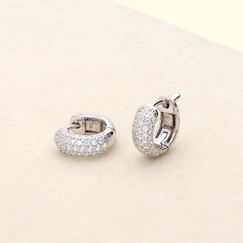 Image Contain: Dome Huggie Earrings