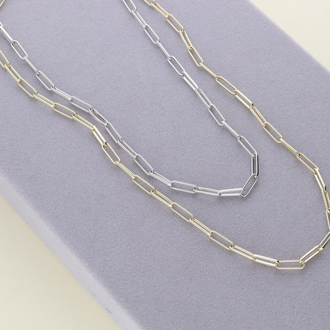 Image Contain: Paperclip Chain Necklace