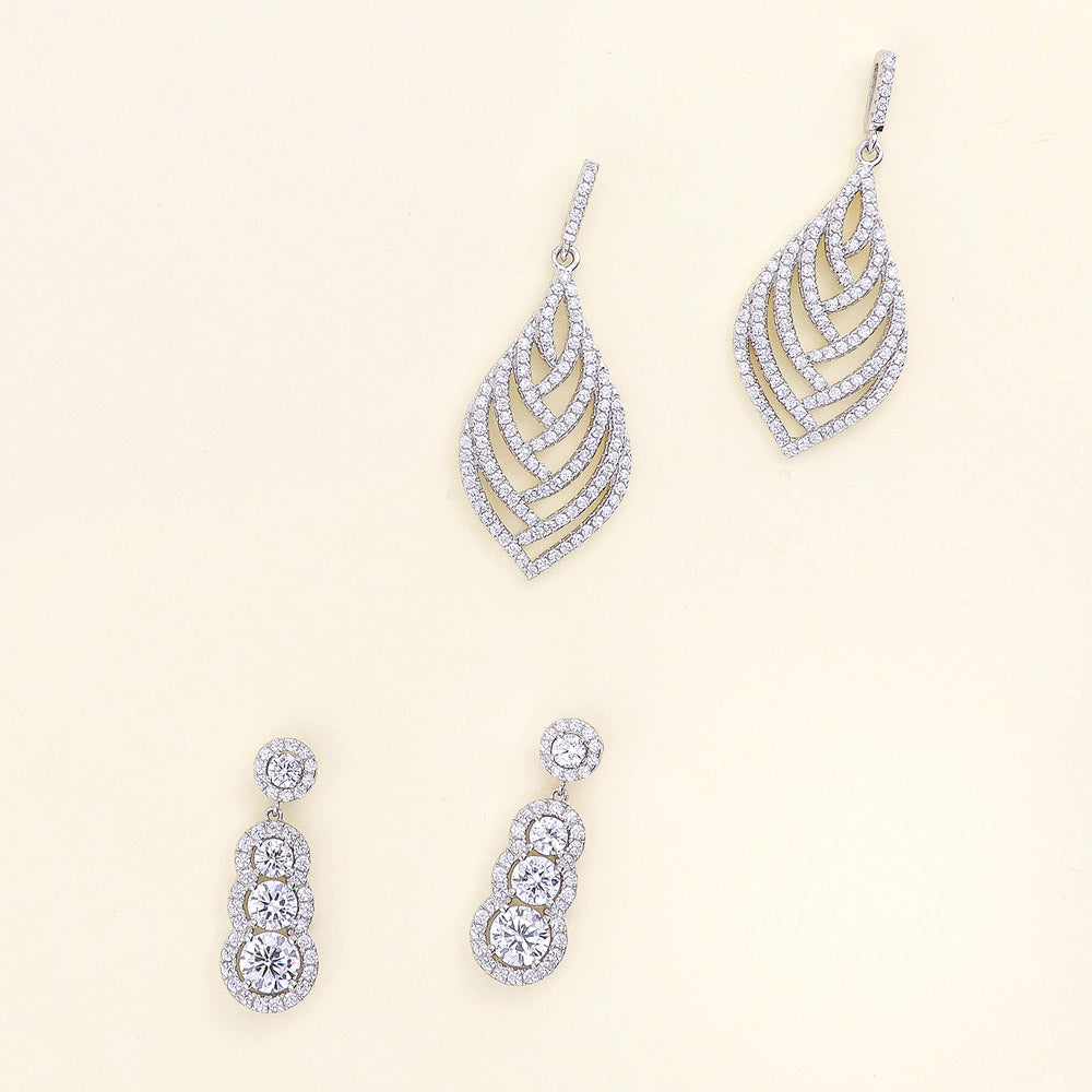 Image Contain: Graduated Dangle Earrings, Leaf Dangle Earrings
