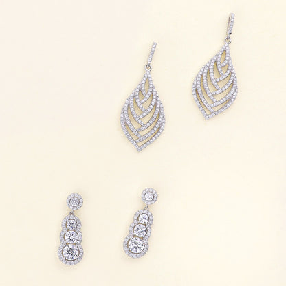 Image Contain: Graduated Dangle Earrings, Leaf Dangle Earrings