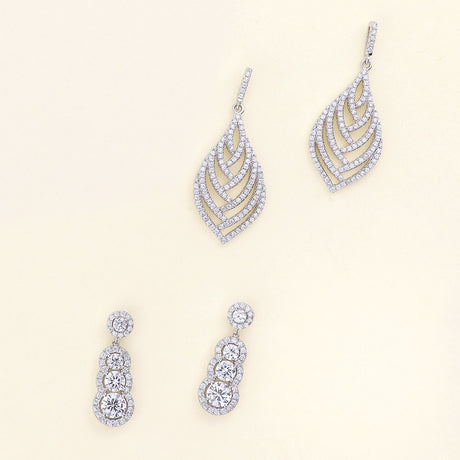 Image Contain: Graduated Dangle Earrings, Leaf Dangle Earrings
