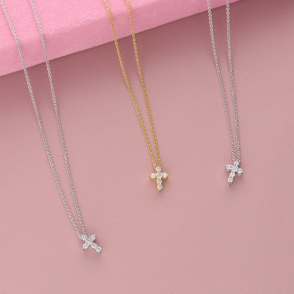 Image Contain: Cross Pendant Necklace