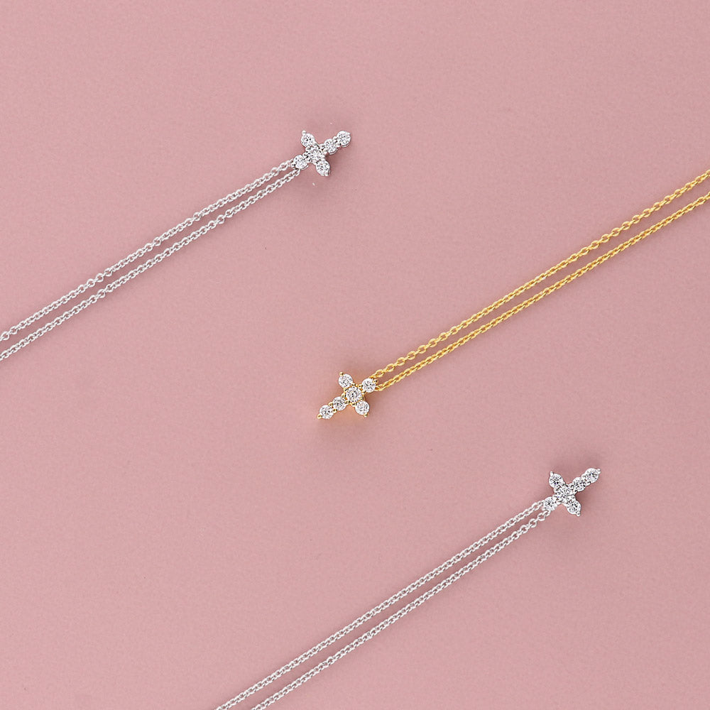 Image Contain: Cross Pendant Necklace