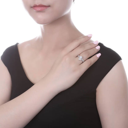 Solitaire 1ct CZ Ring in Sterling Silver