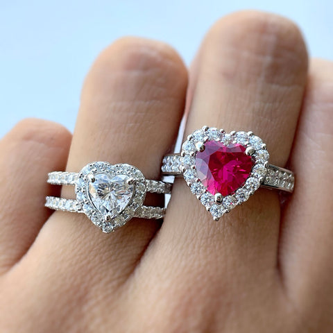 Image Contain: Model Wearing Halo Ring