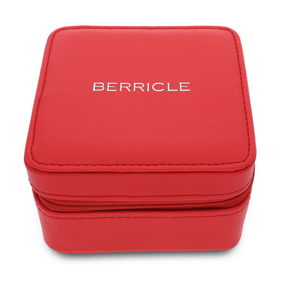 Angle view of Travel Jewelry Case Box Organizer, 5 of 11