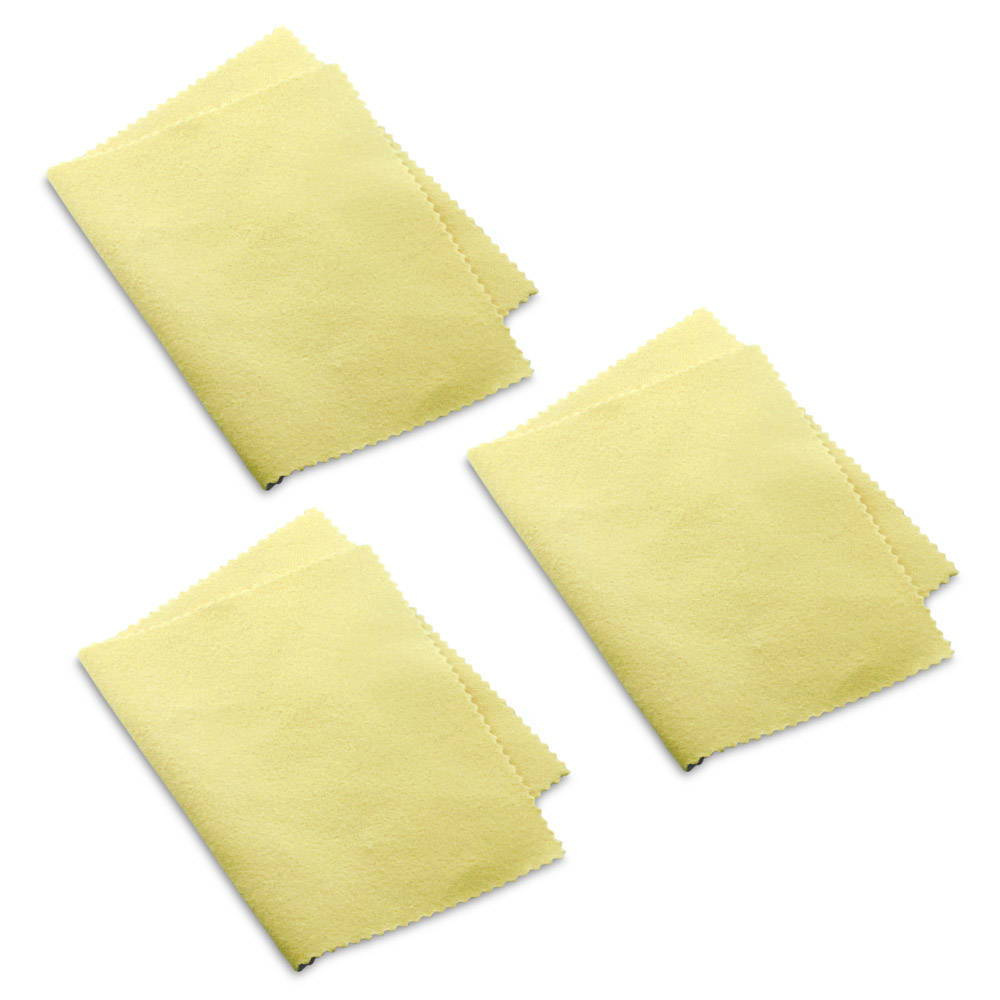 Silver Jewelry Polishing Cloth Large Size 7.5 inch x 5 inch, 3-Piece, 1 of 8