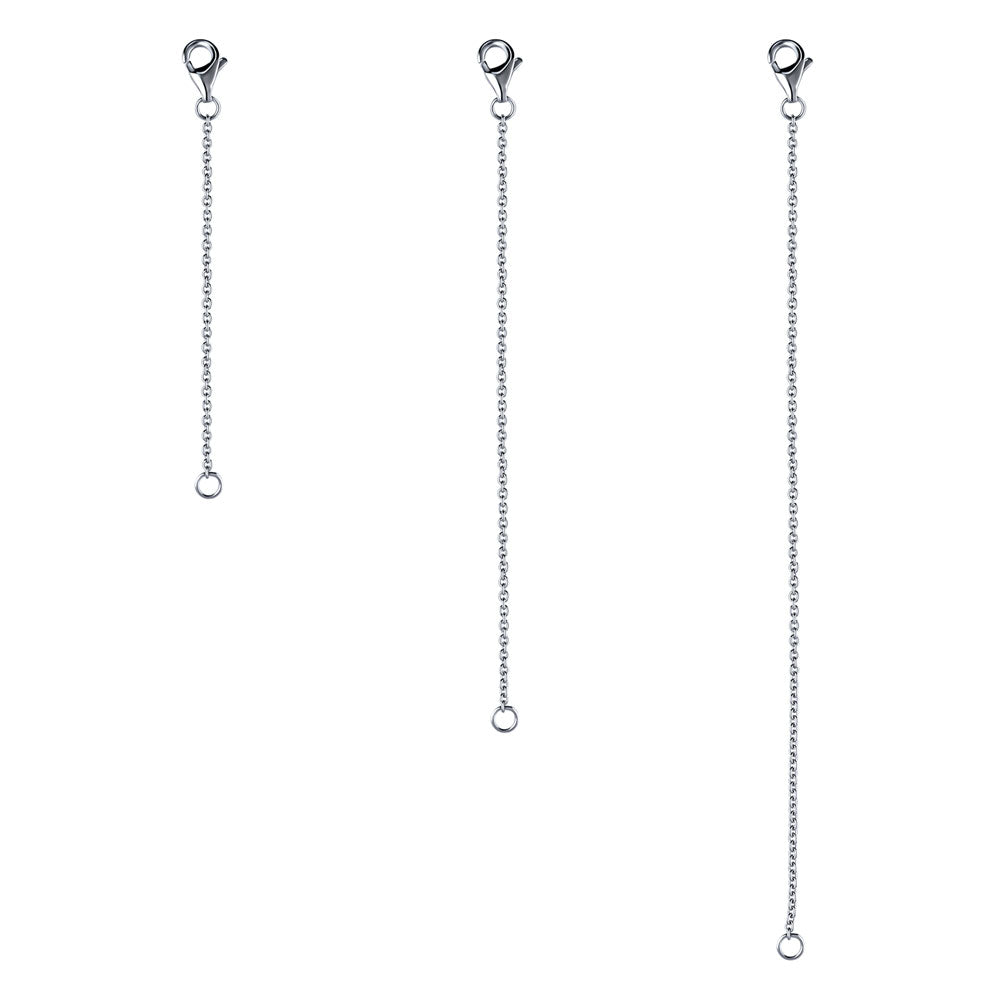 Chain Extension Set in Sterling Silver