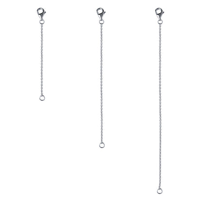 Chain Extension Set in Sterling Silver