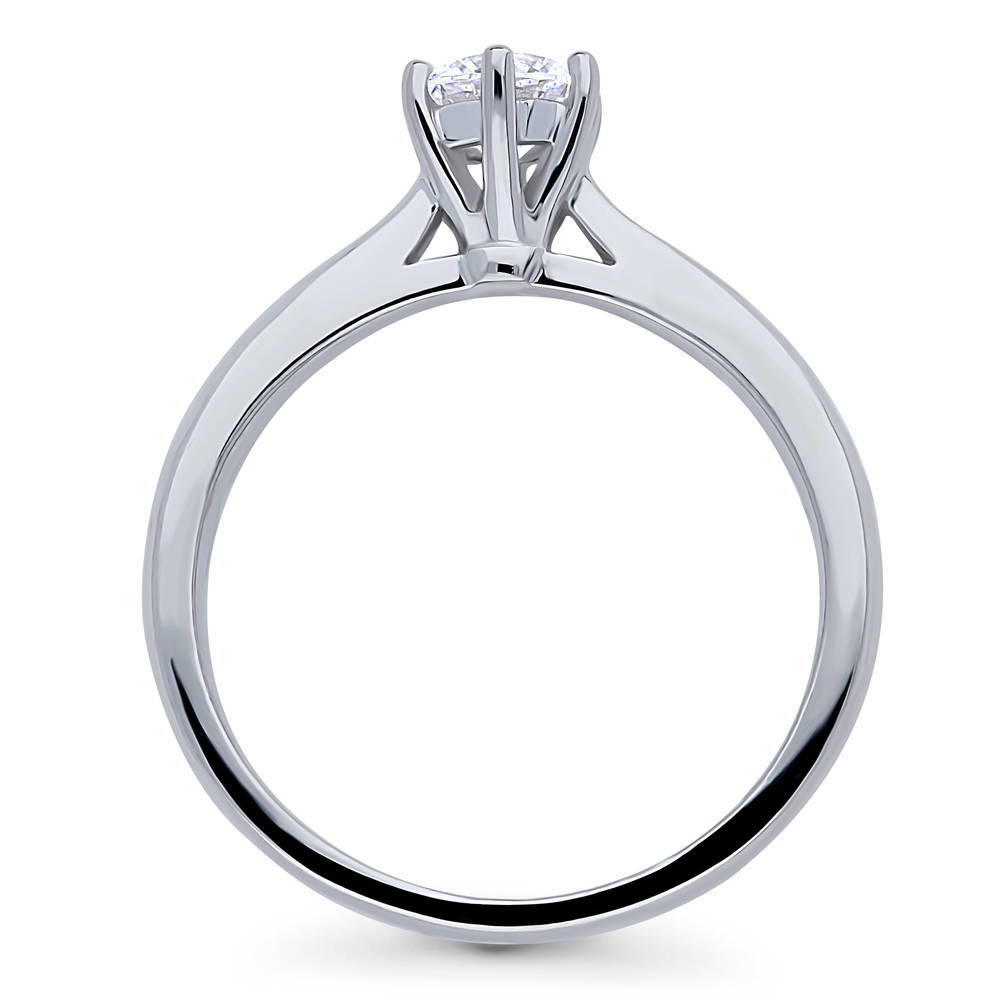 Alternate view of Solitaire 0.45ct CZ Ring in Sterling Silver, 8 of 12
