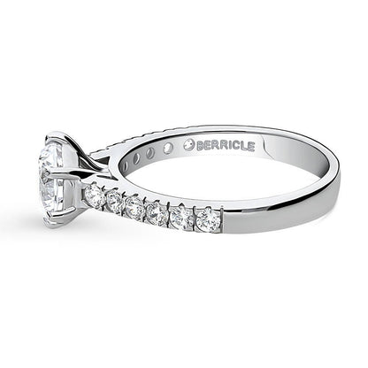 Solitaire 1.25ct CZ Ring in Sterling Silver