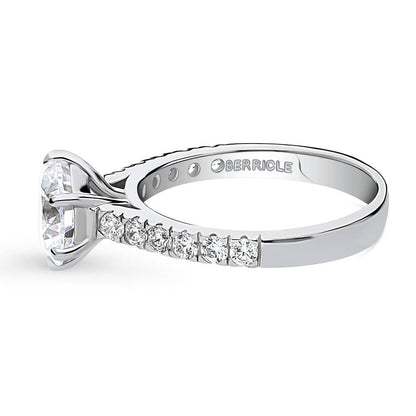 Solitaire 2ct CZ Ring in Sterling Silver