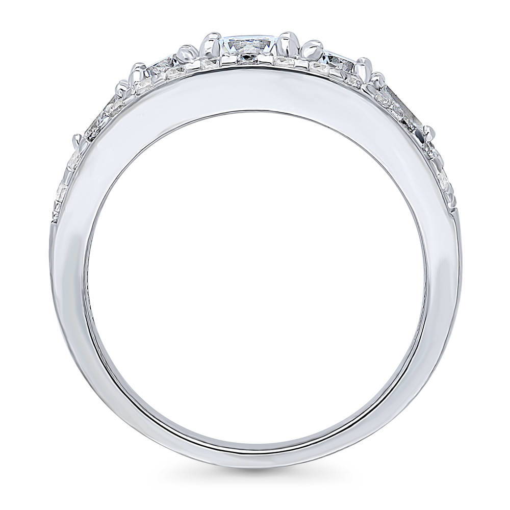 Alternate view of Art Deco CZ Ring in Sterling Silver, 7 of 7