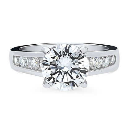 Solitaire 2.7ct CZ Ring in Sterling Silver
