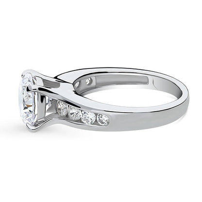 Solitaire 2.7ct CZ Ring in Sterling Silver