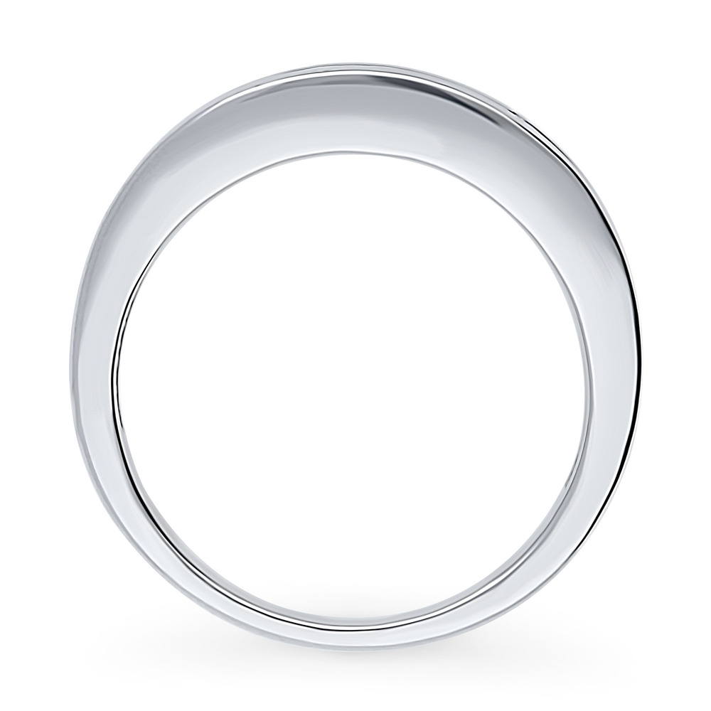 Alternate view of Channel CZ Eternity Ring in Sterling Silver, 8 of 8