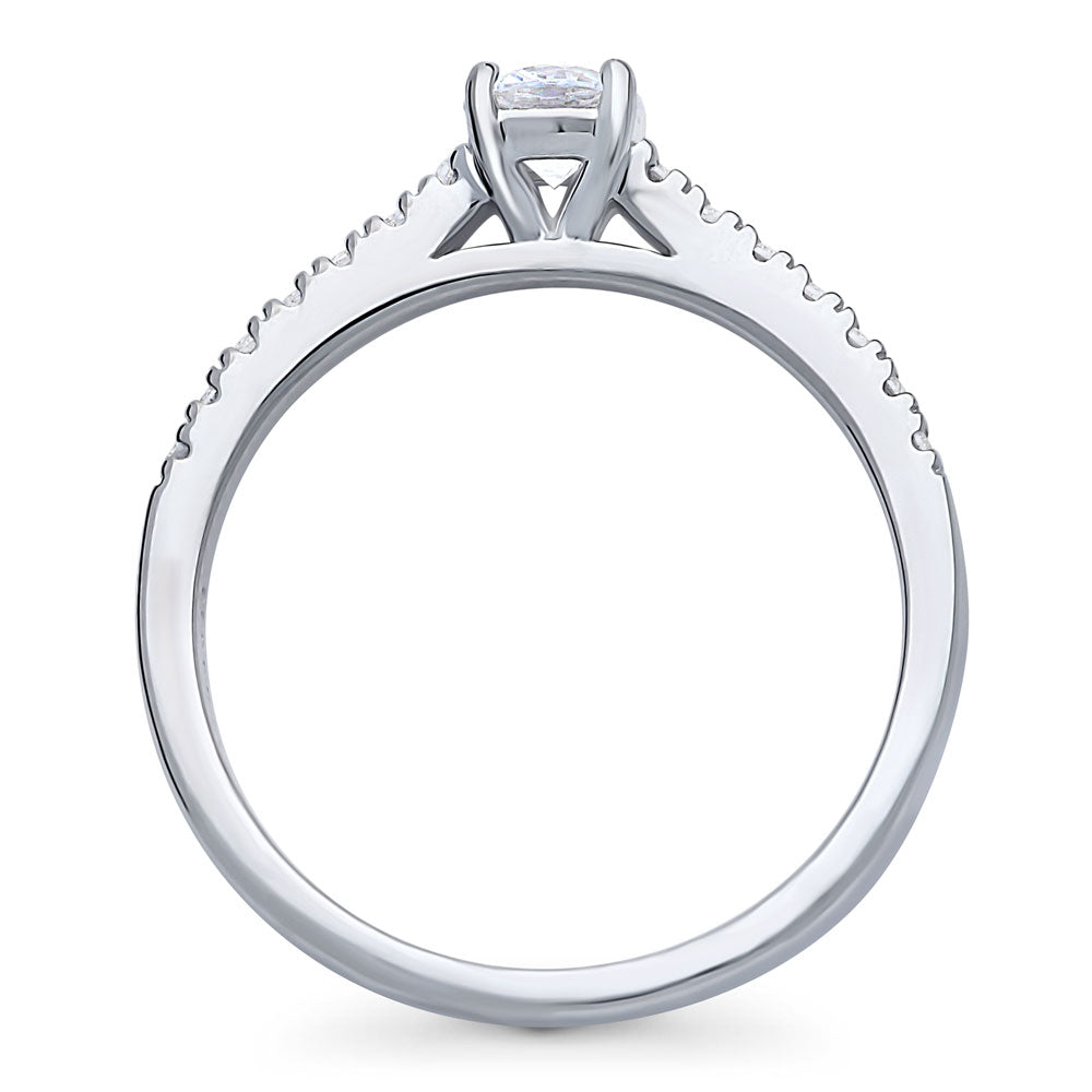 Alternate view of Solitaire 0.35ct CZ Ring in Sterling Silver, 8 of 8
