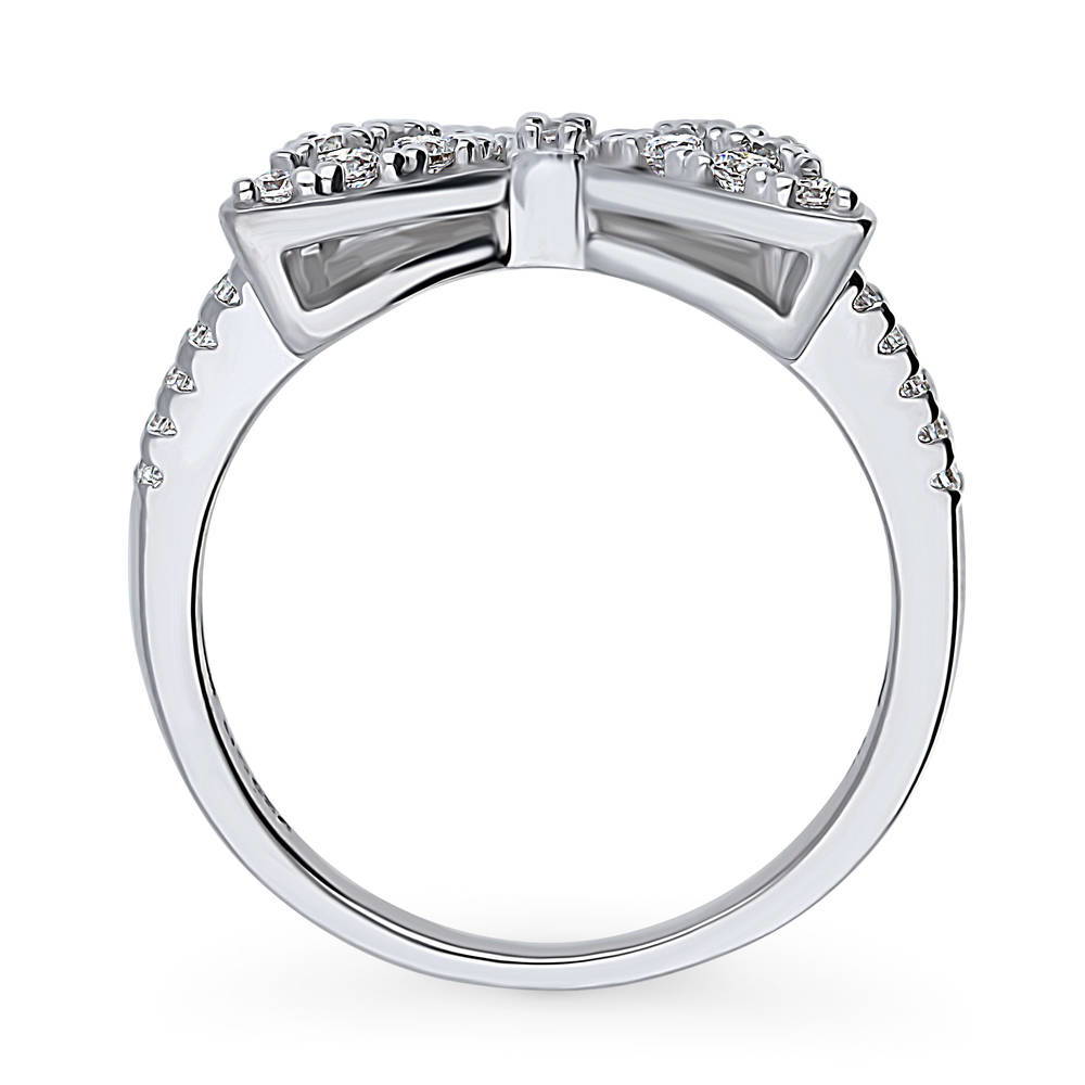 Alternate view of Butterfly CZ Ring in Sterling Silver, 8 of 10