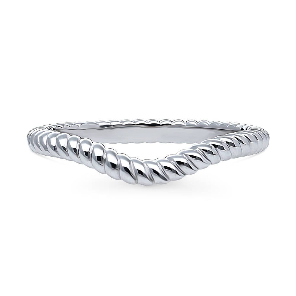 Woven Band in Sterling Silver
