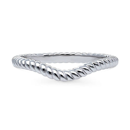 Woven Band in Sterling Silver