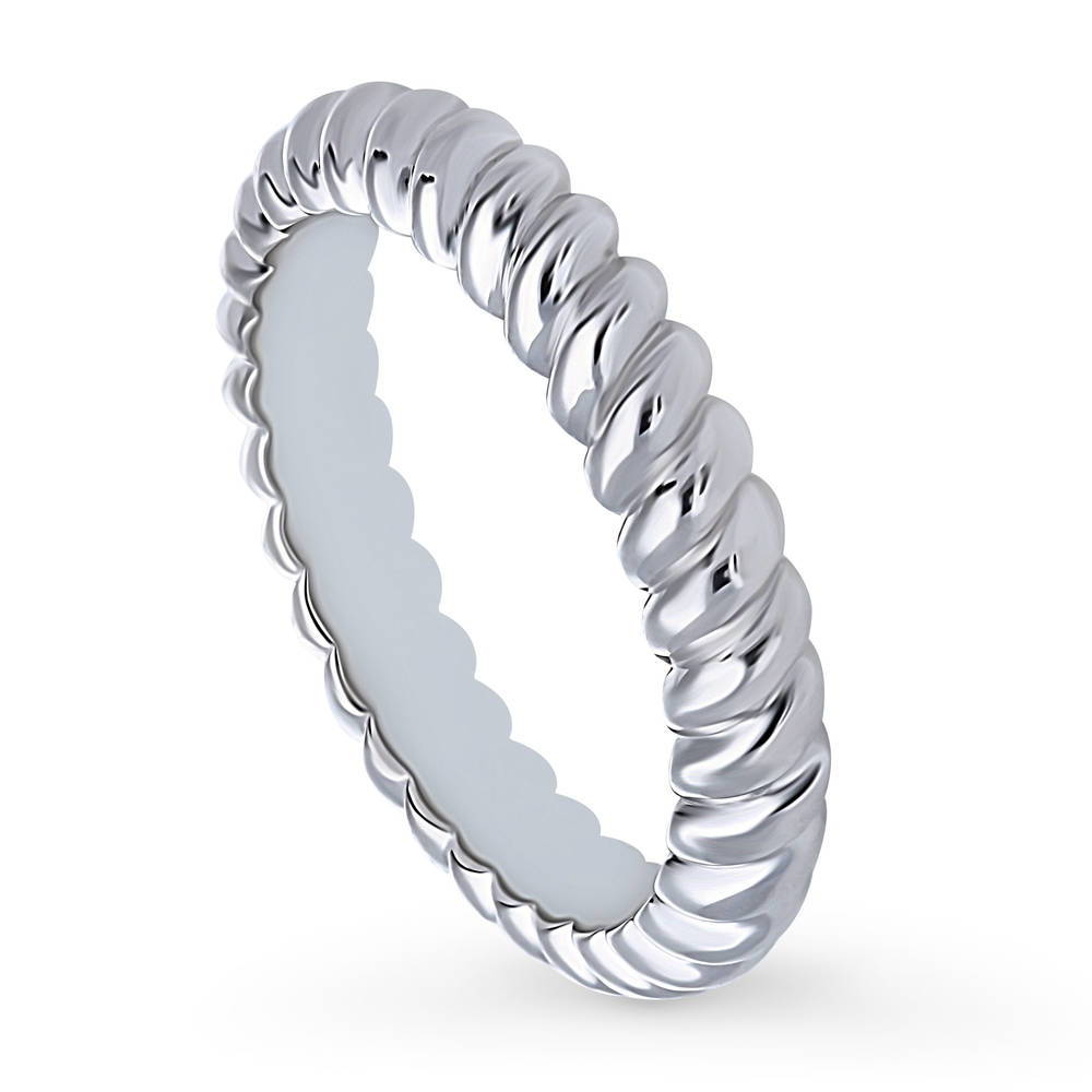 Woven Band in Sterling Silver