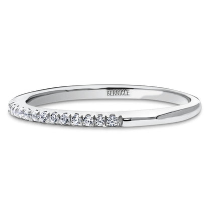 Pave CZ Eternity Ring in Sterling Silver
