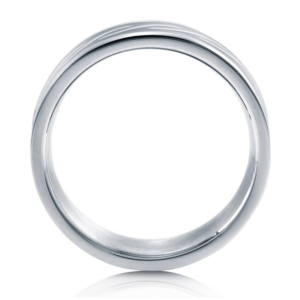 Angle view of Band in Stainless Steel, 3 of 3