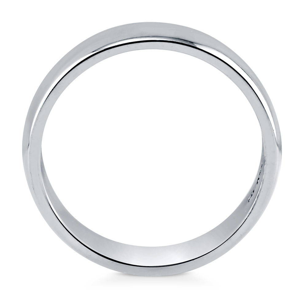 Angle view of Band in Sterling Silver, 5 of 5